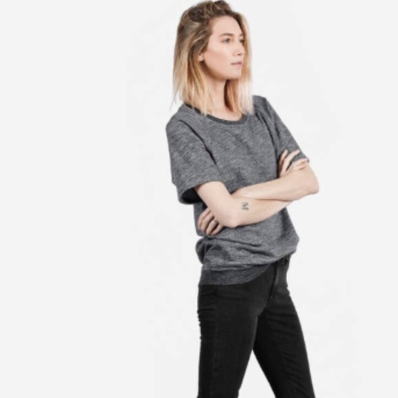 EUC Women’s Everlane Grey Tunic Sweatshirt M - Picture 2 of 11